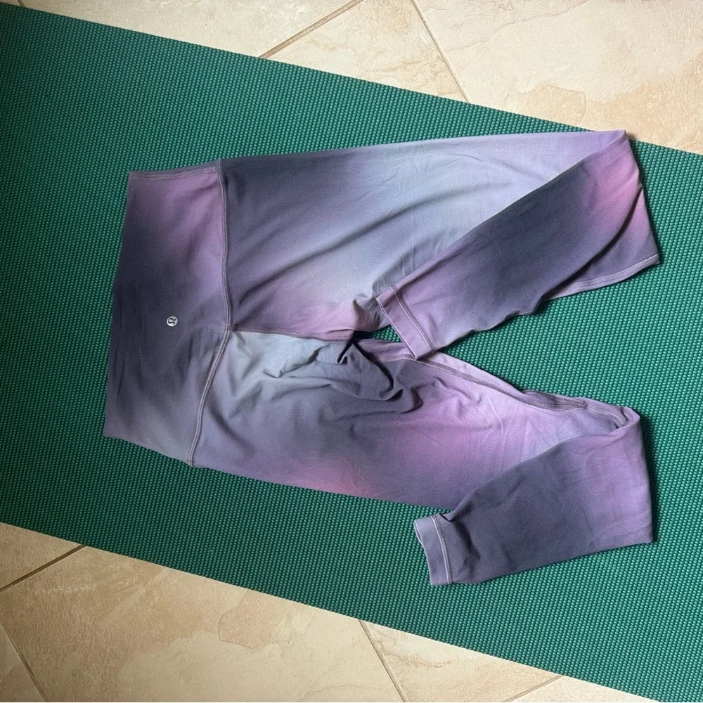 Lululemon Align Purple Ombré Leggings 8